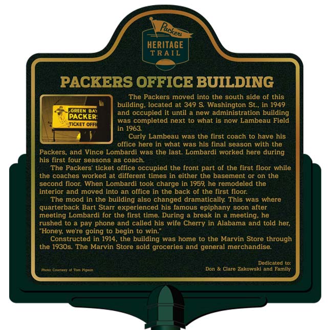 green bay packers office