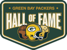 The logo for the Green Bay Packers Hall of Fame. 