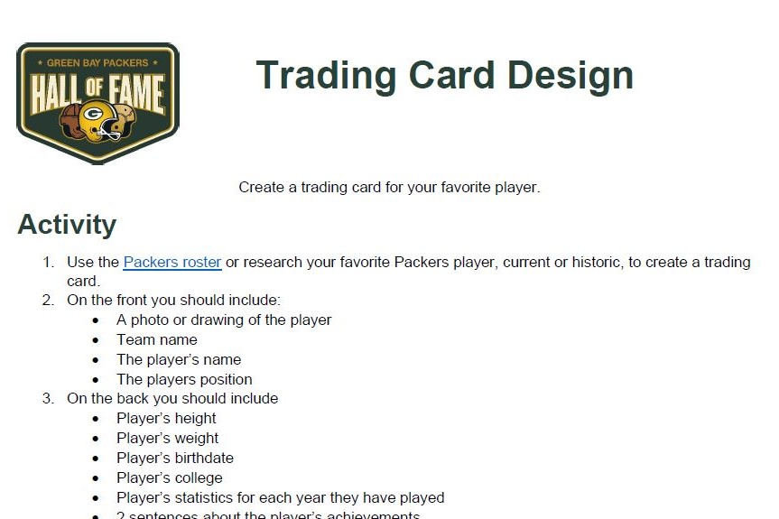 Trading Card Design